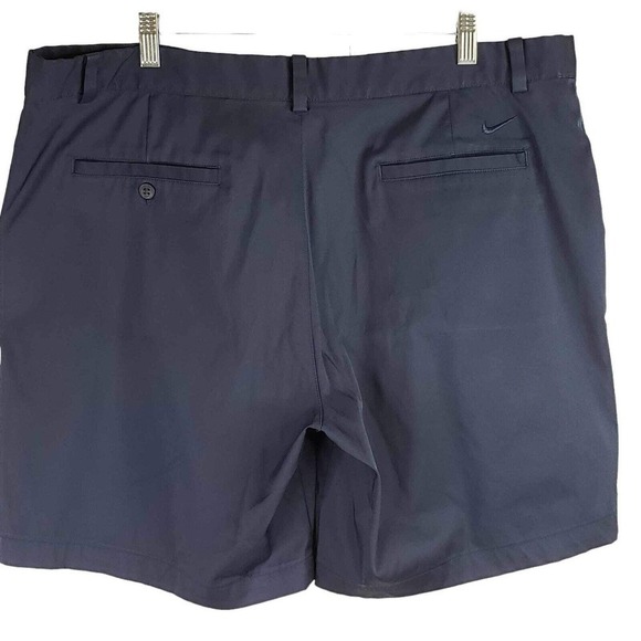 Nike Golf Tech Men’s 40 Dri-Fit 9” Shorts Blue Flat Front Modern Stretch - Picture 3 of 11